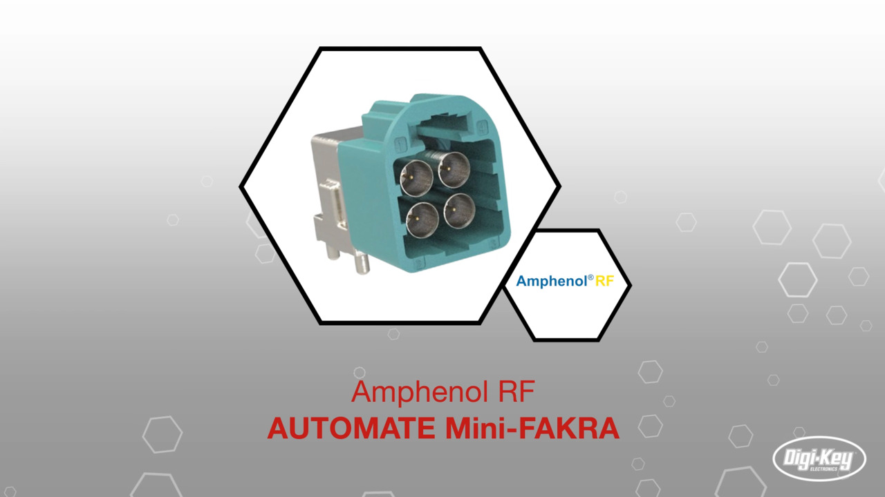 Amphenol RF AUTOMATE Mini-FAKRA | Datasheet Preview