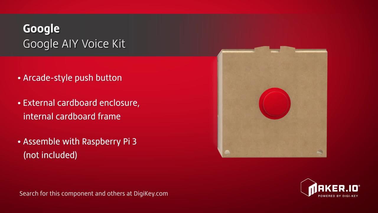 Seeed Google AIY Voice Kit | Maker Minute