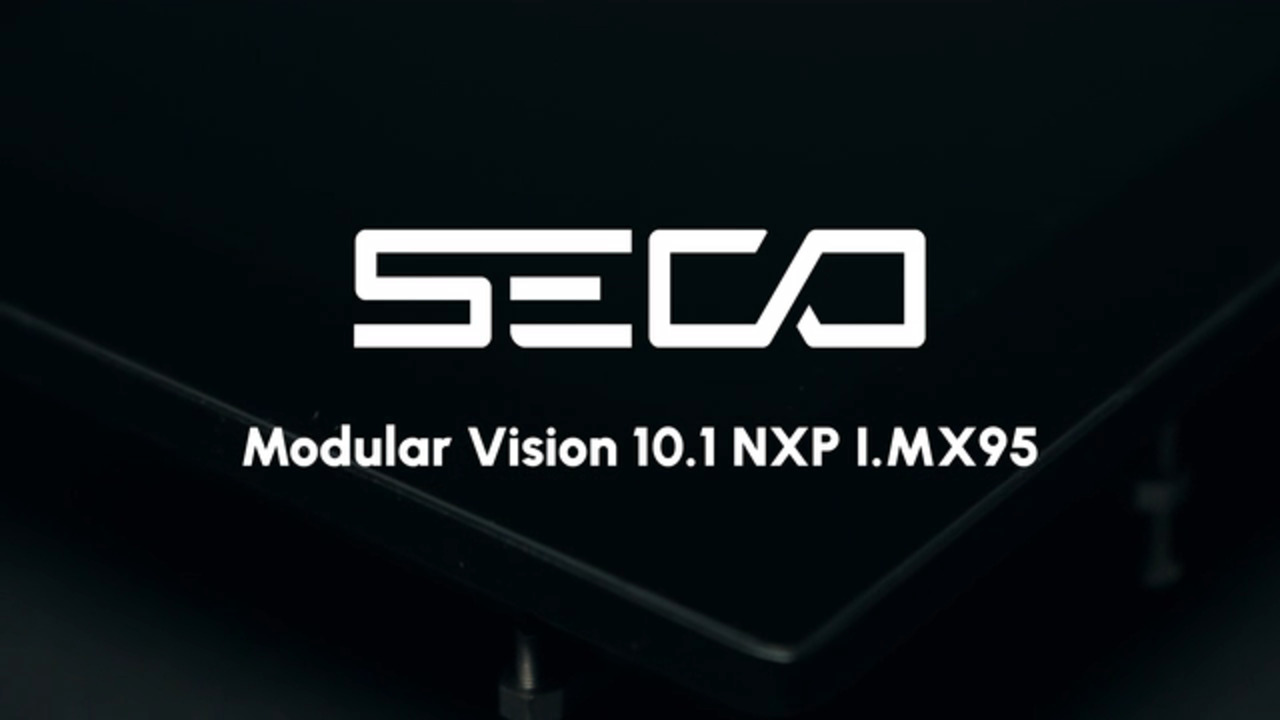 SECO Modular Vision HMI platform: Edge AI interfaces for industrial OEMs with NXP i.MX95