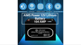 AIMS Power Lithium Battery 12V 104Ah LiFePO4 with Wake Up | Internal Heater | Bluetooth
