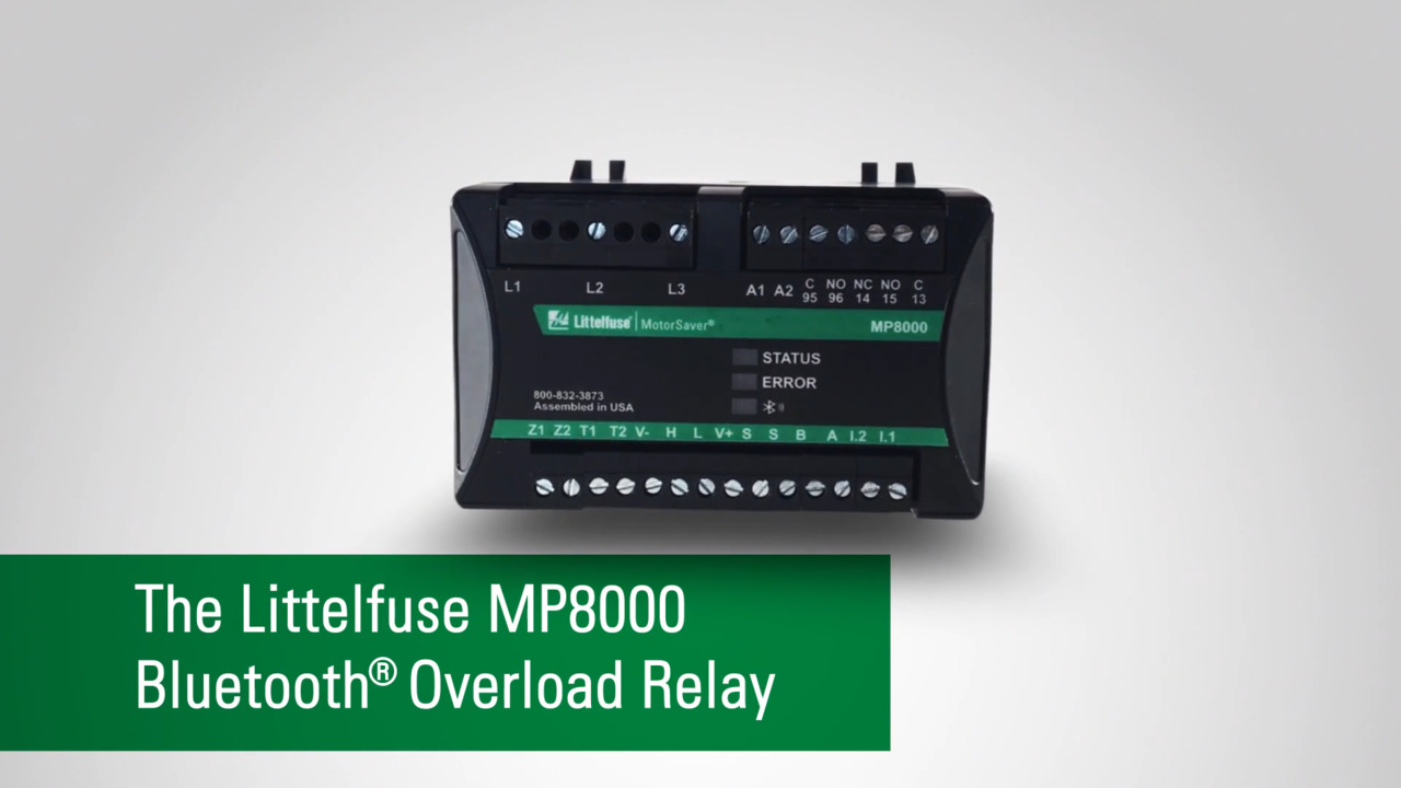 Littelfuse MP8000 Bluetooth Overload Relay