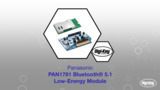 PAN1781 Bluetooth® 5.1 Low-Energy Module | Datasheet Preview