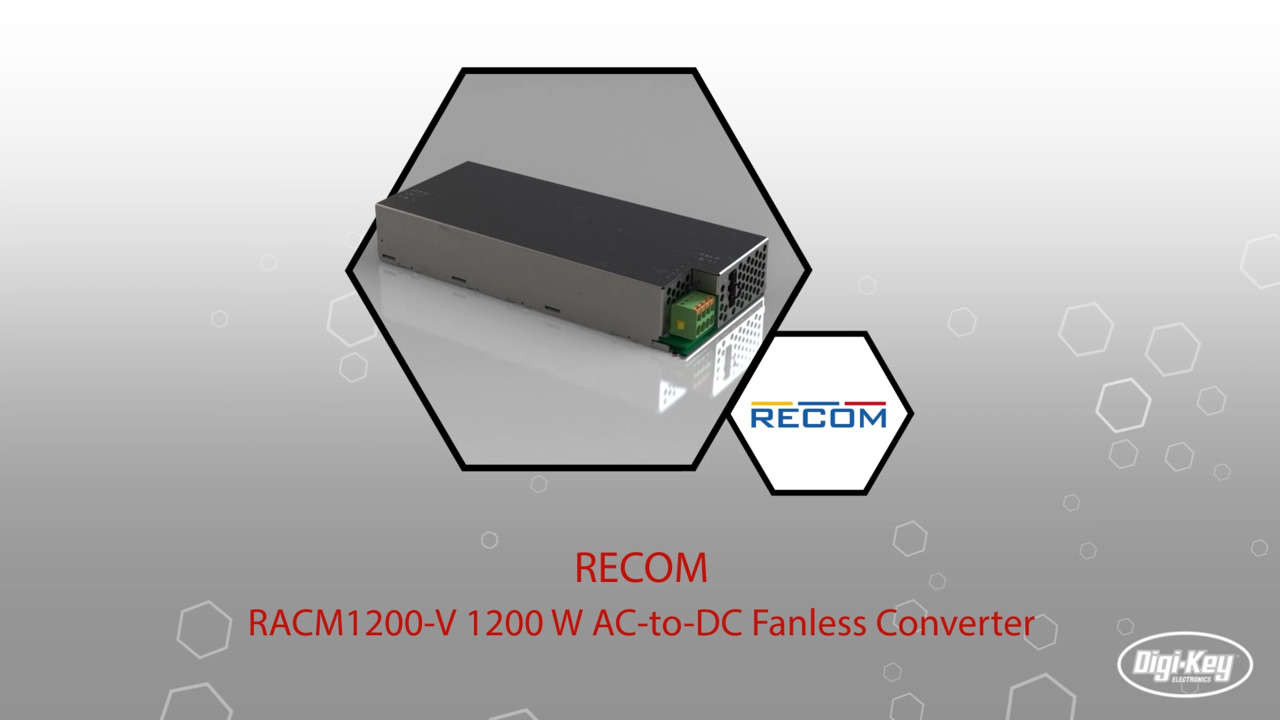 AC/DC-Wandler der Serie RACM1200-V | Datasheet Preview