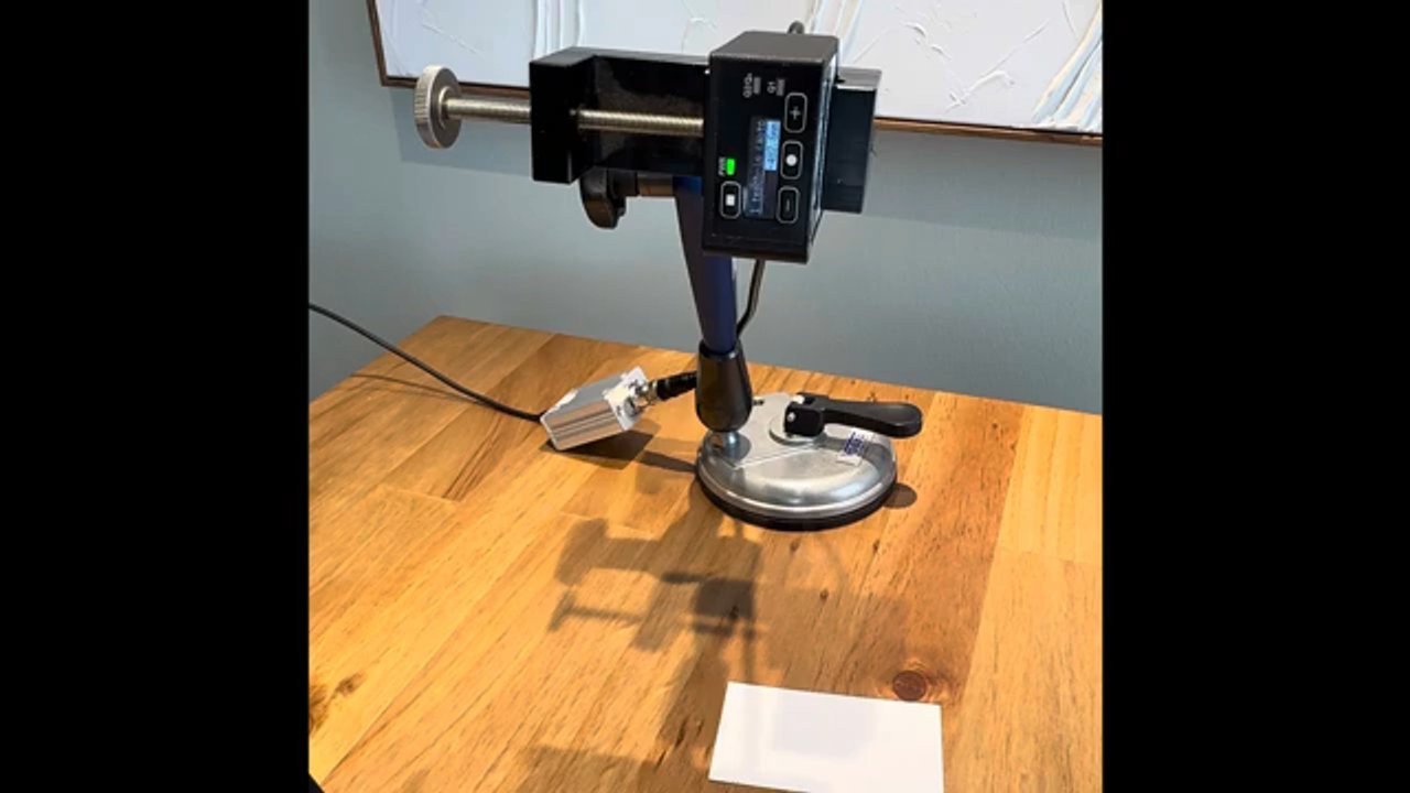SICK OD2000 Laser Distance Sensor Demonstration