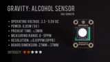 Introducing Alcohol Sensor (0-5ppm) | Gravity Series Introducing Alcohol Sensor (0-5ppm) | Gravity Series