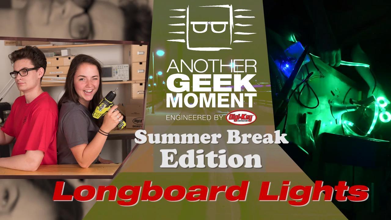 Trinket NeoPixel LED Longboard - AGM Summer Break 