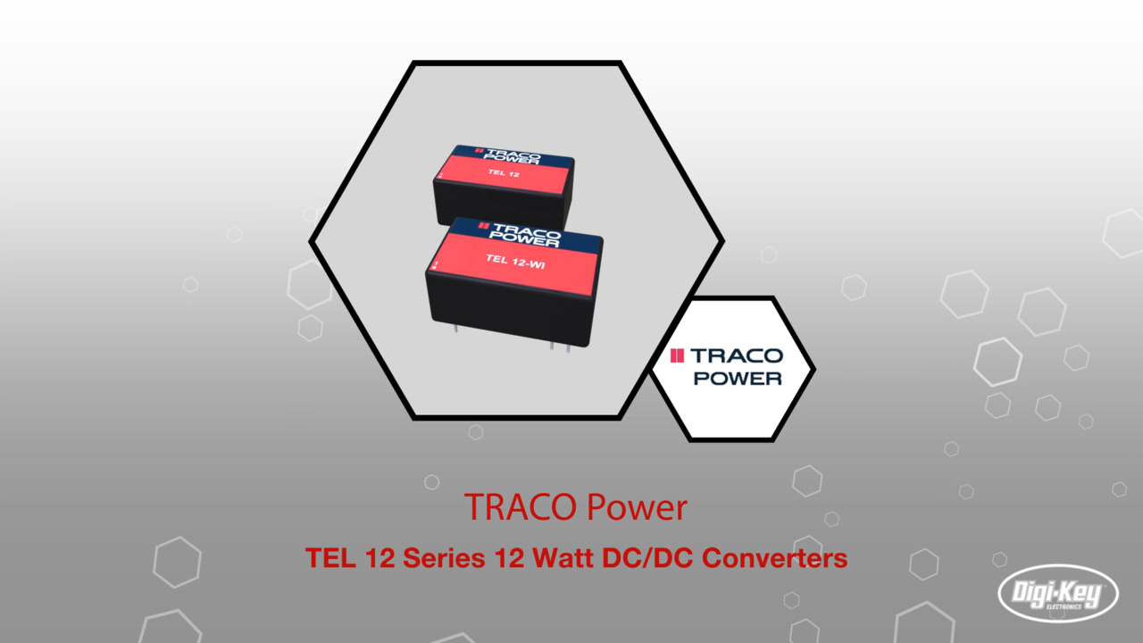 12-Watt-DC/DC-Wandler der Serie TEL 12 | Datasheet Preview