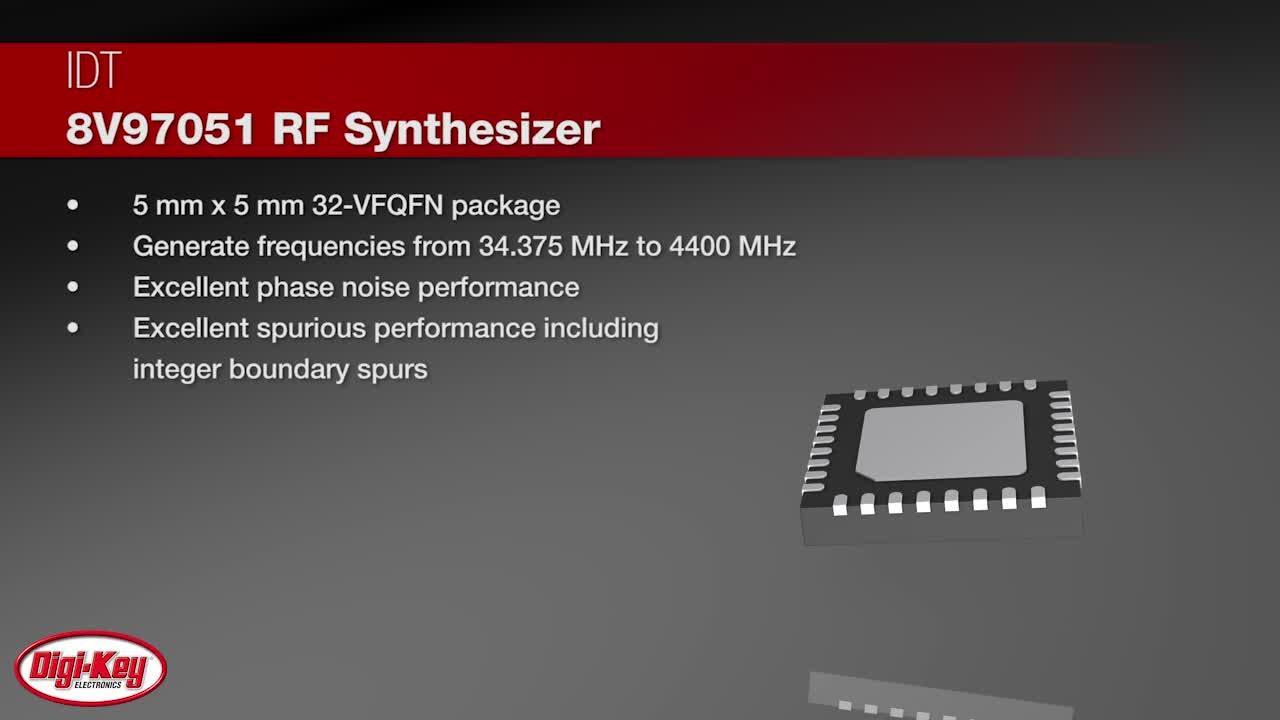 Renesas 8V97051 RF Synthesizer | DigiKey Daily