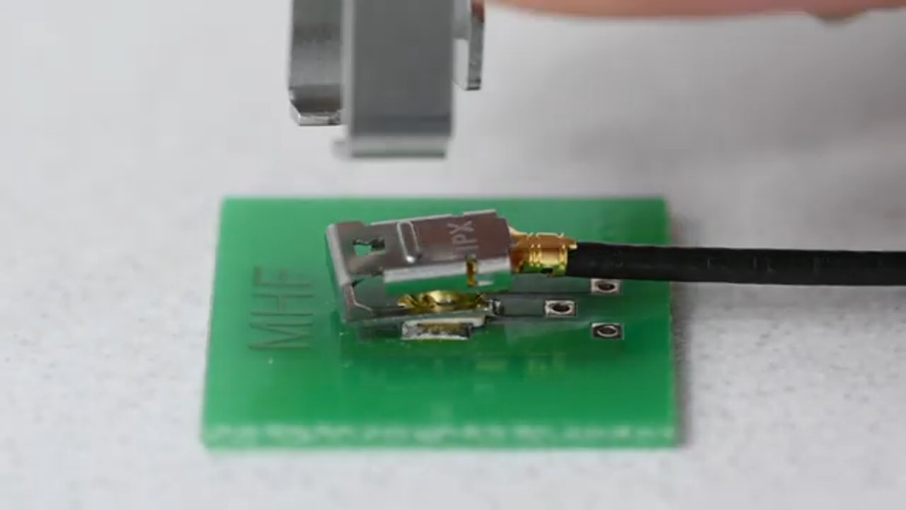 How to Operate MHF® I LK / Micro RF Coaxial Connector