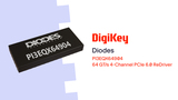 PI3EQX64904 64 GT/s PAM4 4-Channel PCIe 6.0 Linear ReDriver from Diodes PIO | DigiKey