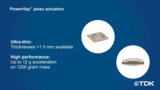 TDK Haptic Feedback Products Overview TDK Haptic Feedback Products Overview