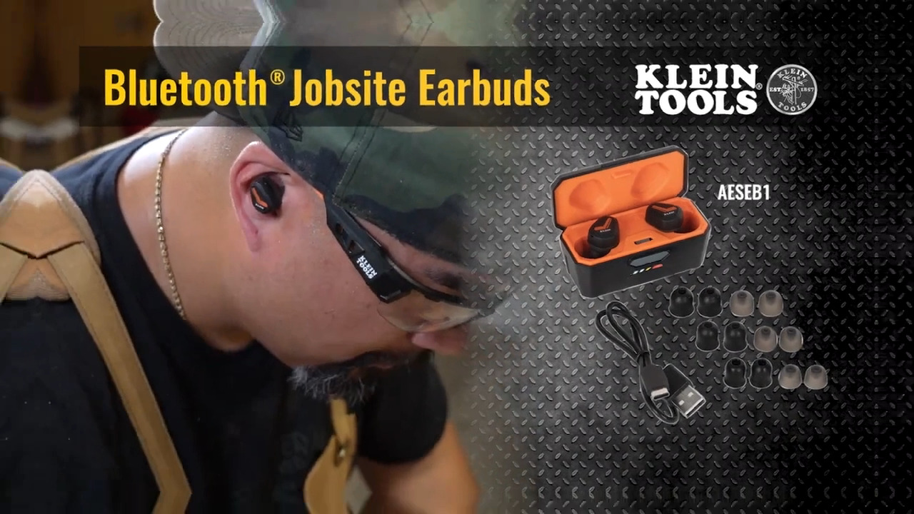 Klein Tools Bluetooth Jobsite Earbuds