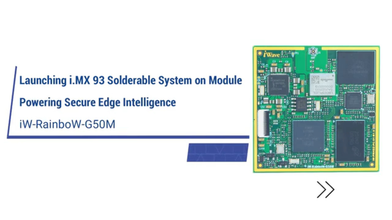 i.MX 93 OSM Solderable System on Module & Single Board Computer Enabling Edge Intelligence