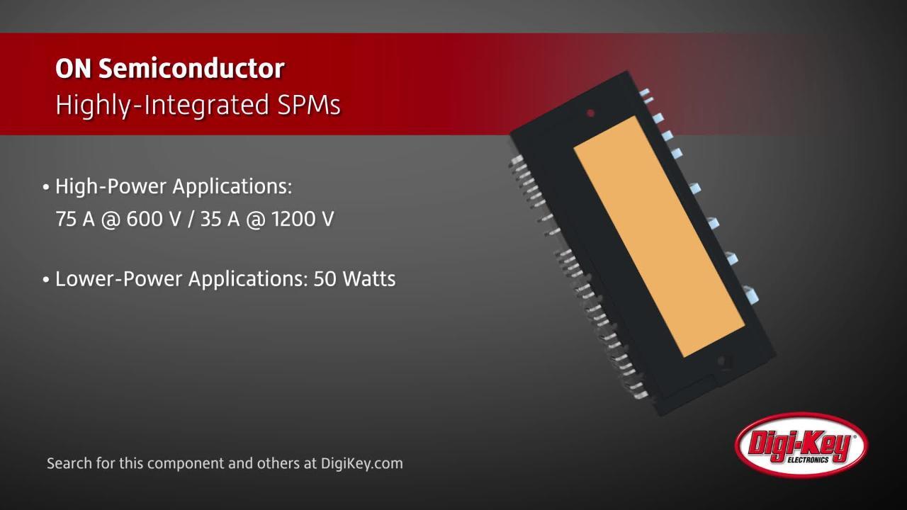 onsemi Highly-Integrated SPMs | DigiKey Daily