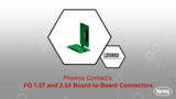 FQ 1.27 and 2.54 Board-to-Board Connectors | Datasheet Preview FQ 1.27 and 2.54 Board-to-Board Connectors | Datasheet Preview