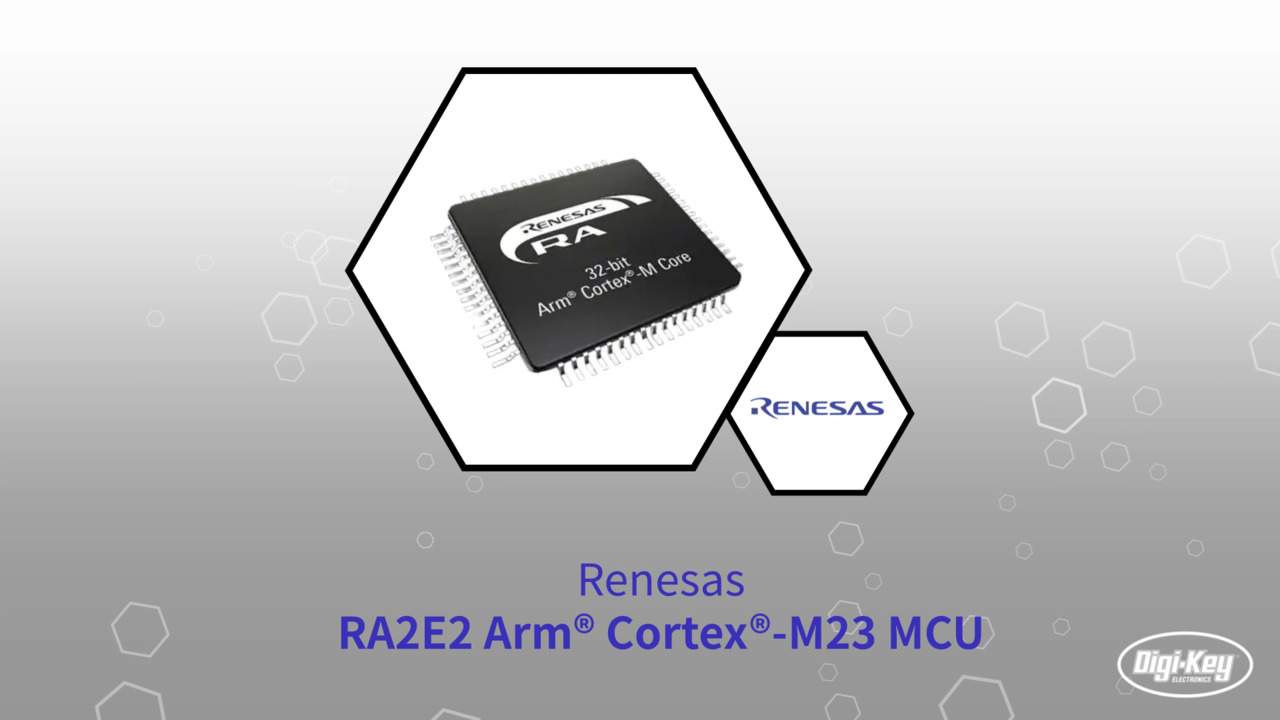 RA2E2 Arm® Cortex®-M23 MCU | Datasheet Preview
