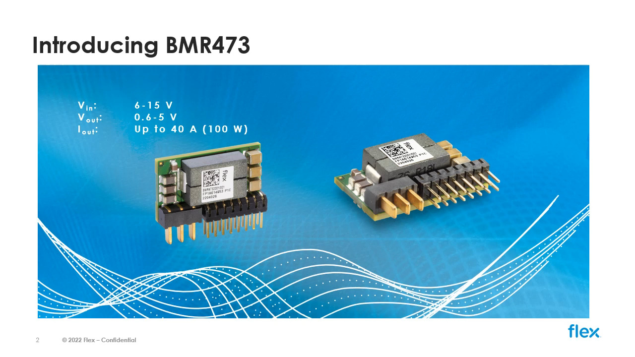 New Product Introduction: BMR473