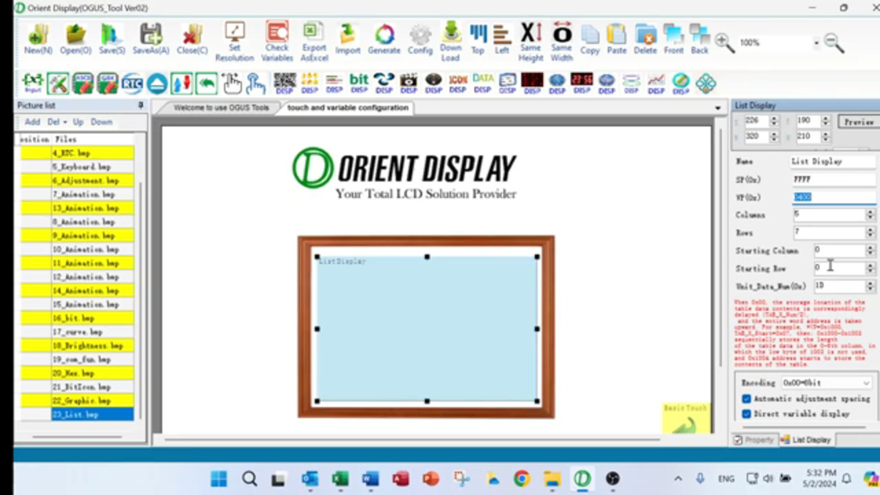 20, List Display