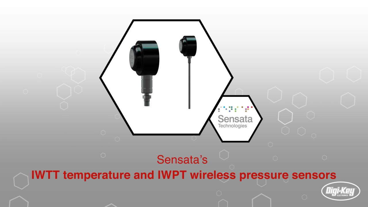 Sensata IWTT temperature and IWPT wireless pressure sensors | Datasheet Preview