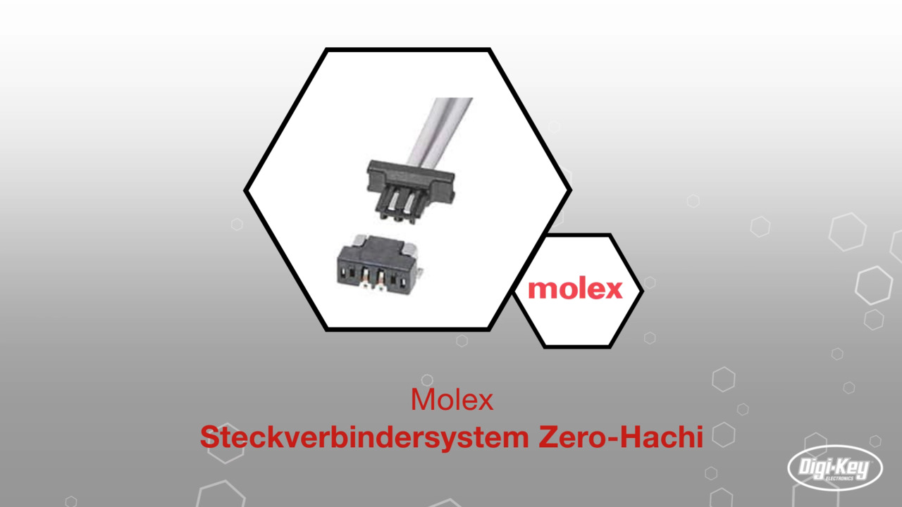 Molex Steckverbindersystem Zero-Hachi | Datasheet Preview