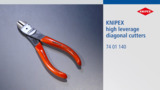 KNIPEX High Leverage Diagonal Cutter 74 01 140 KNIPEX High Leverage Diagonal Cutter 74 01 140