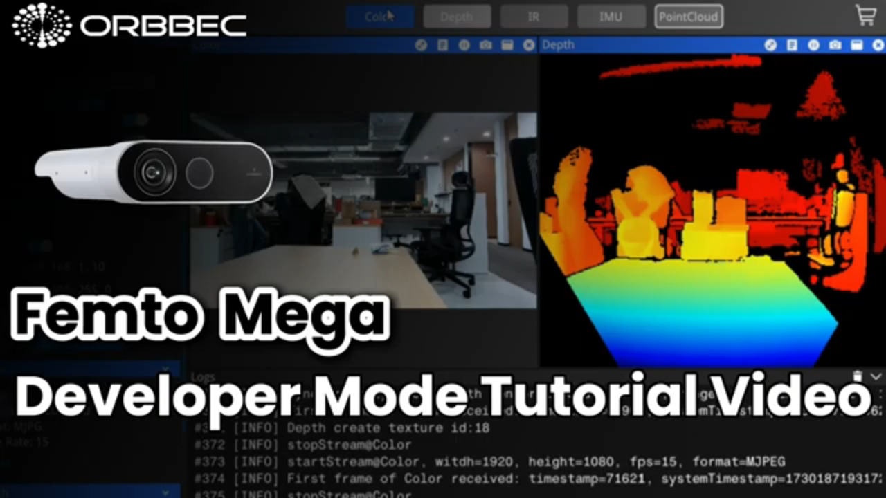 Orbbec Femto Mega Femto Mega Developer Mode Tutorial