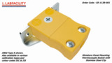 3D Animation of Miniature ANSI Connector Panel Mount with S/Steel Bracket 3D Animation of Miniature ANSI Connector Panel Mount with S/Steel Bracket