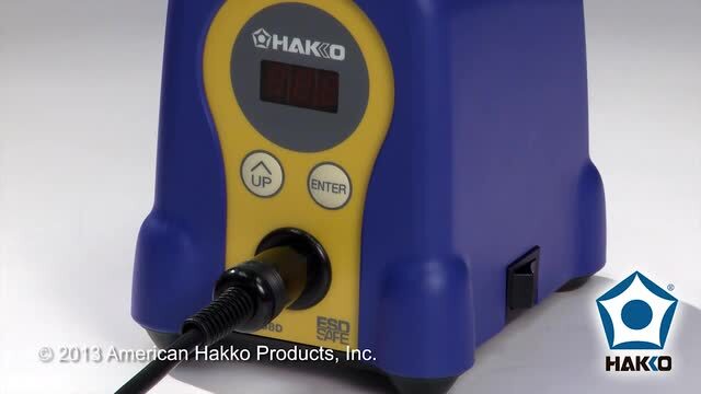 Hakko FX-888D Soldering Station by American Hakko — How To Set the Preset Temperatures