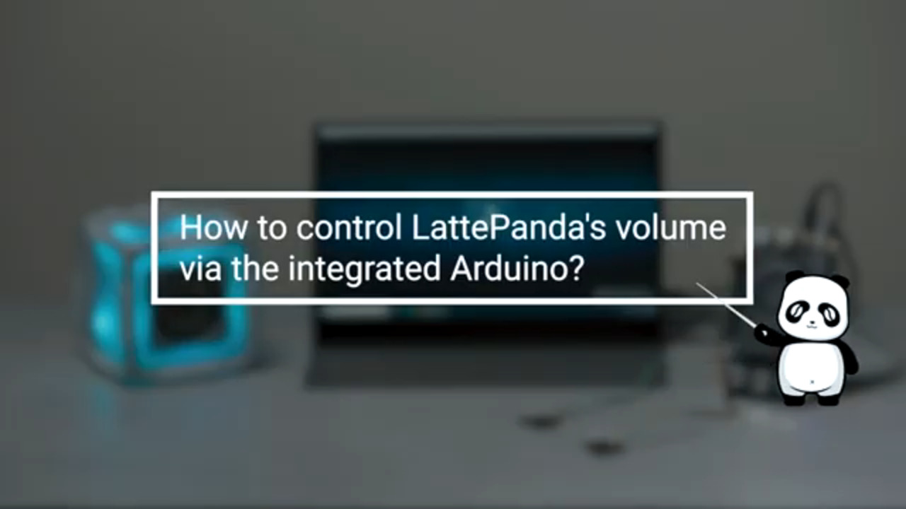 How to control the system volume of LattePanda via the integrated Arduino?