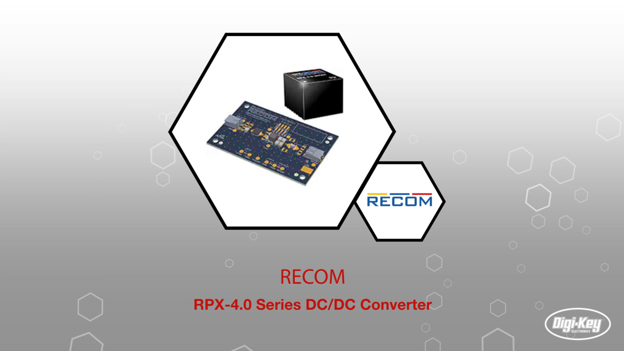 DC/DC-Wandler der Serie RPX-4.0 | Datasheet Preview
