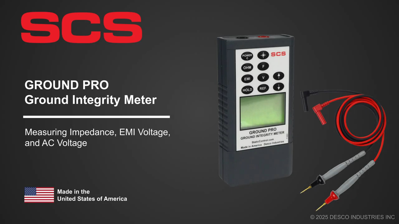 Measuring Impedance, EMI Voltage, and AC Voltage with Ground Pro Meter.