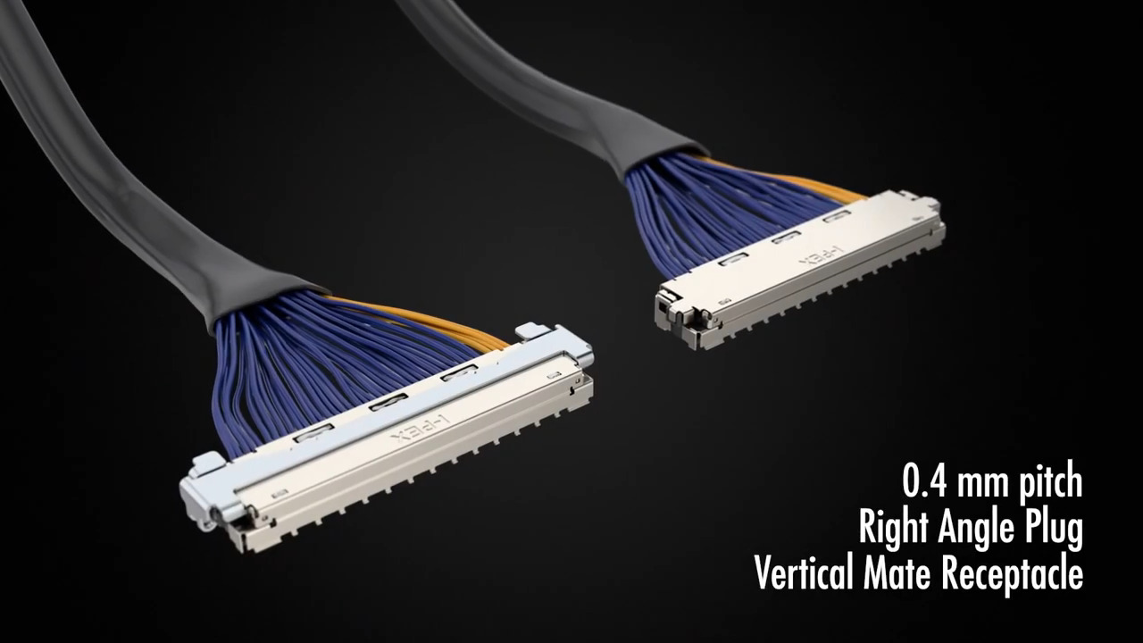 CABLINE®-UM Micro-Coaxial Wire-to-Board Connector