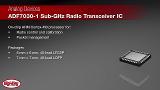 Analog Devices ADF7030-1 Sub-GHz Radio Transceiver IC | Digi-Key Daily Analog Devices ADF7030-1 Sub-GHz Radio Transceiver IC | Digi-Key Daily