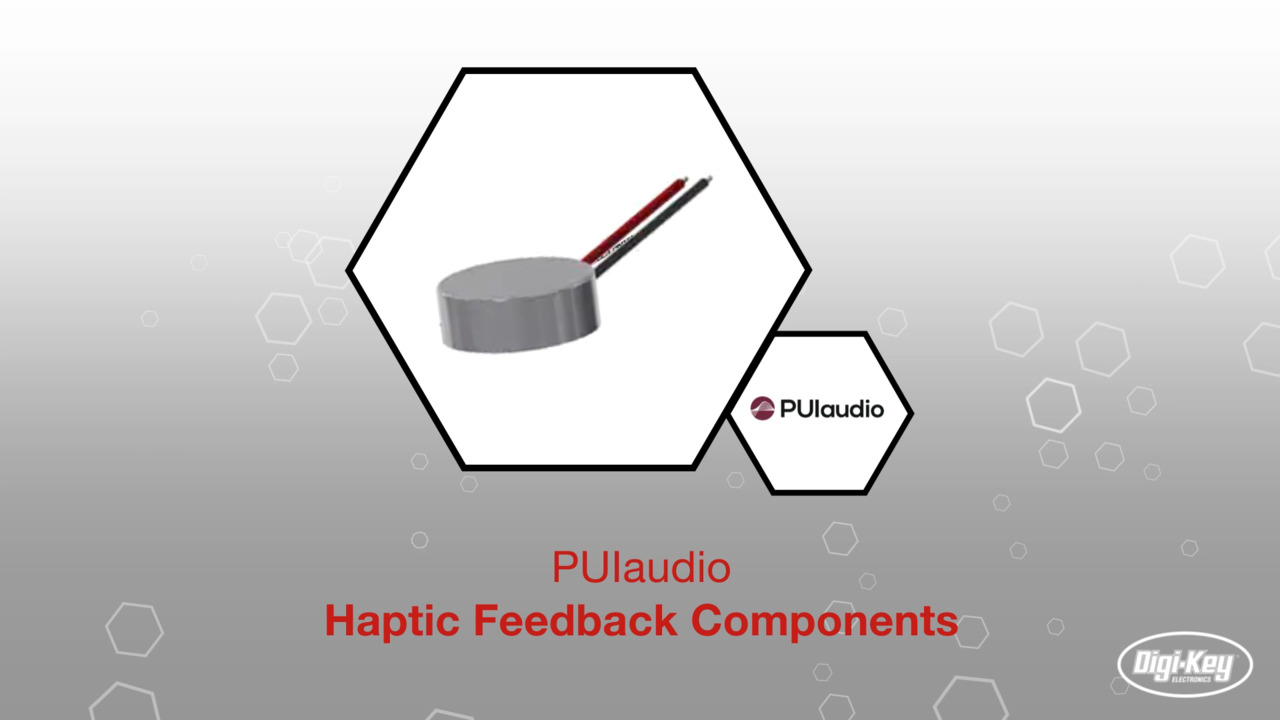 PUIaudio Haptic Feedback Components | Datasheet Preview
