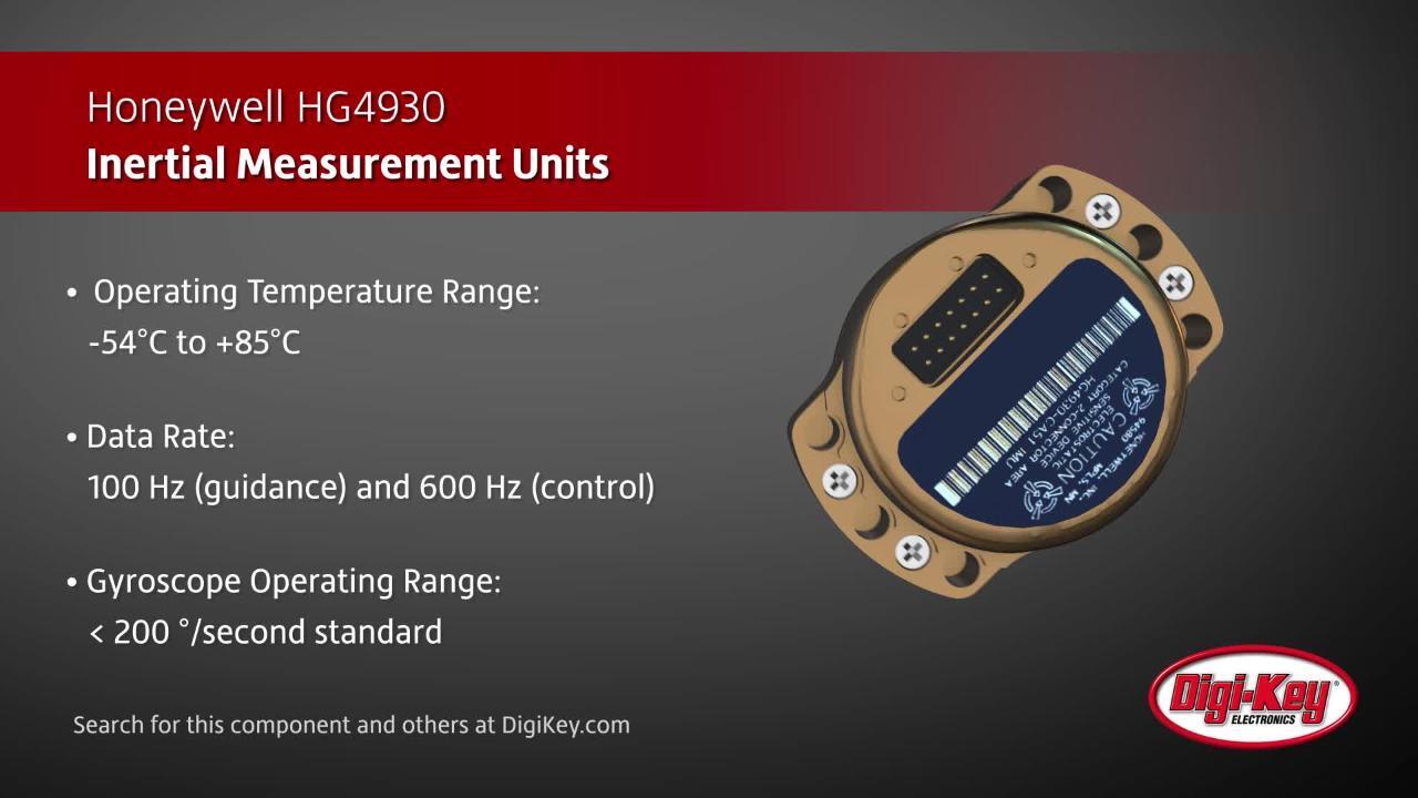 Honeywell HG4930 Inertial Measurement Unit | DigiKey Daily