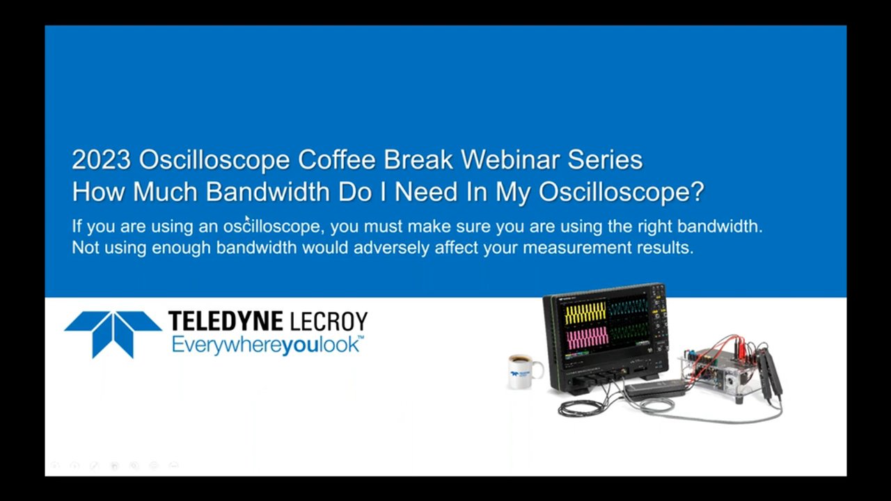 How Much Bandwidth Do I Need in My Oscilloscope?