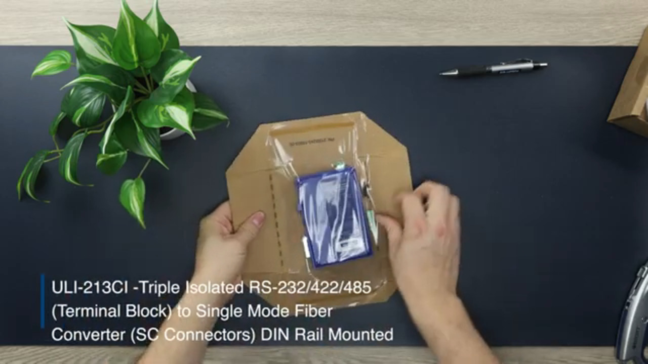 Unboxing the BB-FOSTCDRI-SC Fiber Converter (SC Connectors)