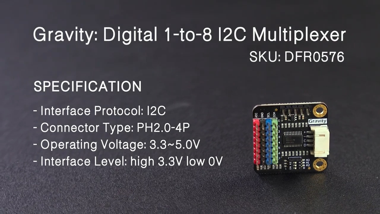 How The I2C Protocol Works - Using Gravity: Digital 1-to-8 I2C Multiplexer
