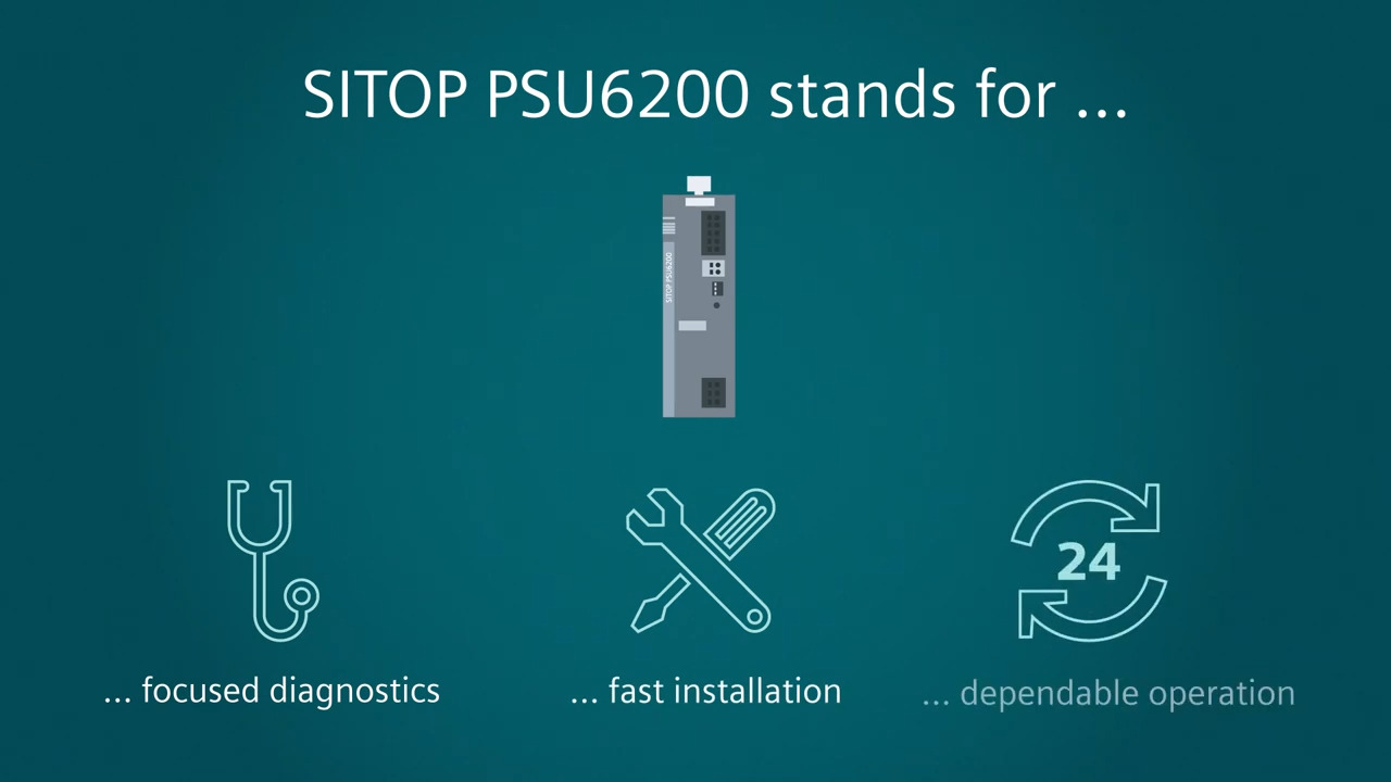 SITOP PSU6200 – the all-around power supply for a wide range of applications