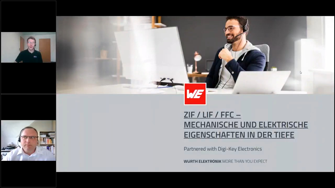Webinar in Partnerschaft mit DigiKey: ZIF/LIF/FFC – Ein eingehender Blick auf mechanische und elektrische Eigenschaften