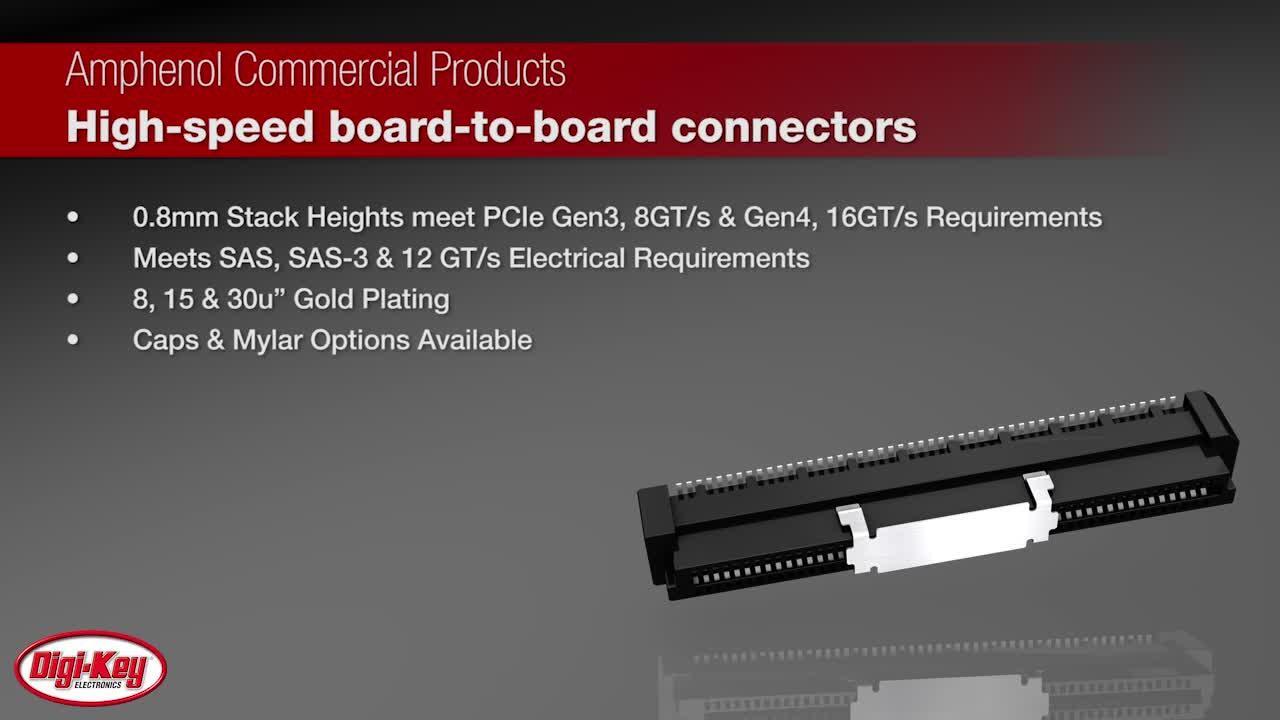 Amphenol ICC High-Speed Board-to-Board Connectors | DigiKey Daily