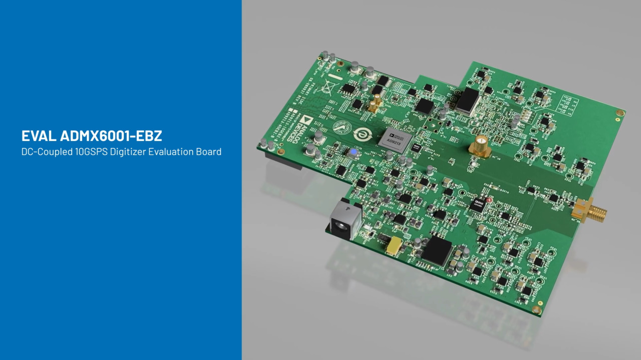 Analog Devices ADMX6001-EBZ: High-Performance 10GSPS Digitizer for Precision Measurement