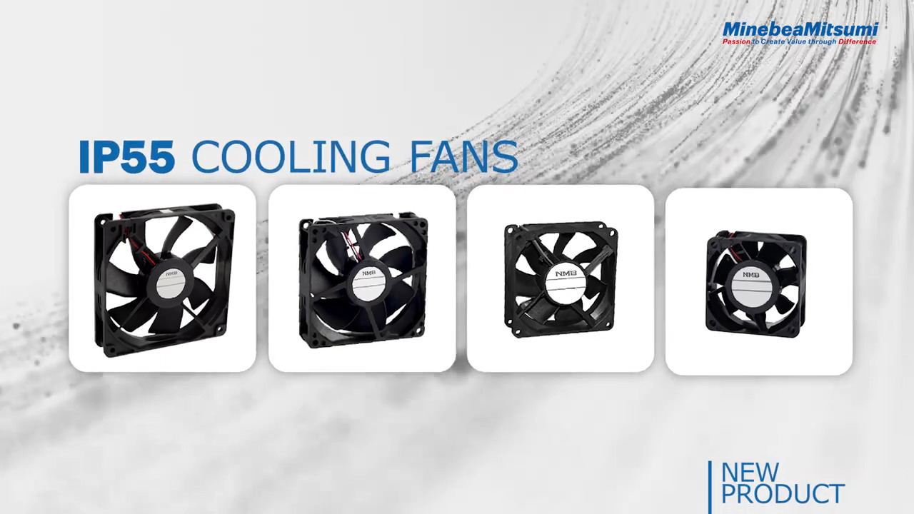 NMB IP55 Rated DC Fans