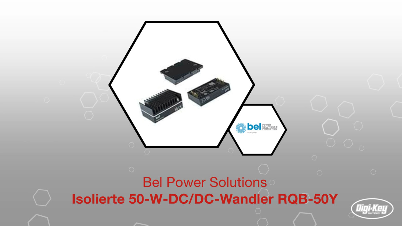 Isolierte 50-W-DC/DC-Wandler RQB-50Y | Datasheet Preview