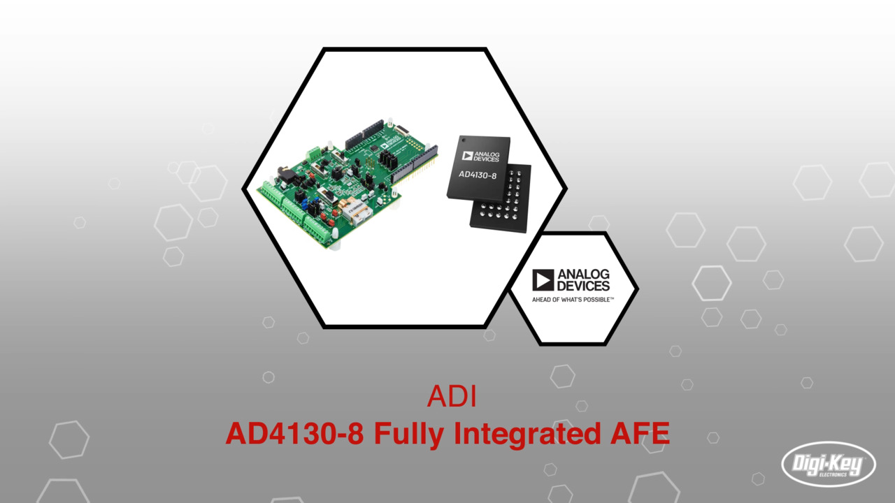 ADI AD4130-8 32 μA, Ultra-Low Power, 24-Bit Sigma-Delta ADC | Datasheet Preview