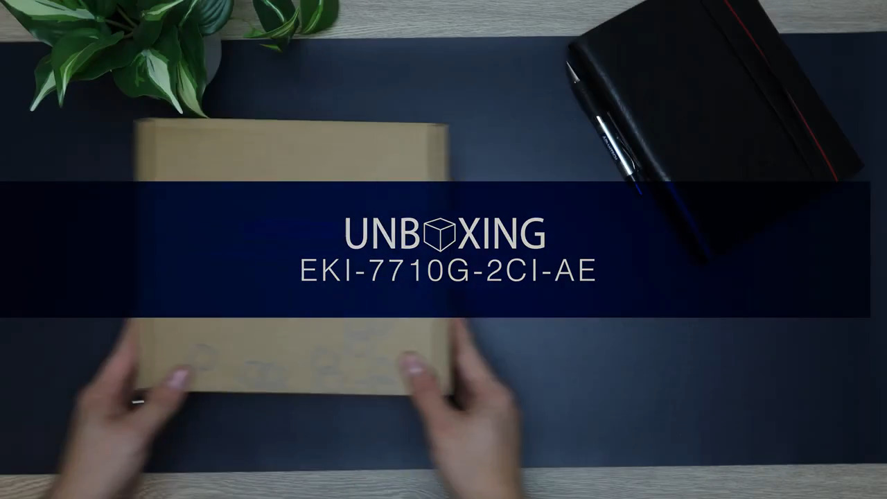 Unboxing the EKI-7710G-2CI 8GE+2G Combo Managed Ethernet Switch