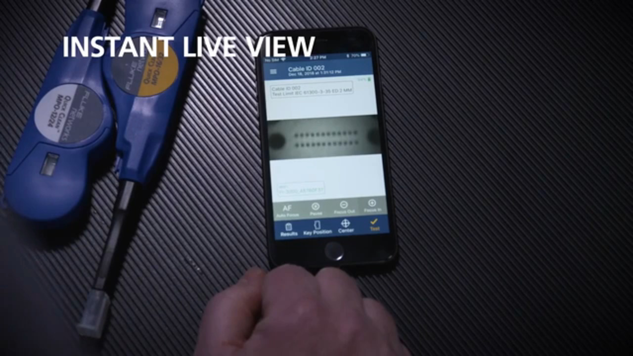 FI-3000 FiberInspector Ultra MPO Camera Overview | Fluke Networks