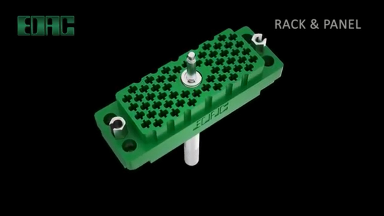 EDAC Connectors | Rack & Panel | With Cover