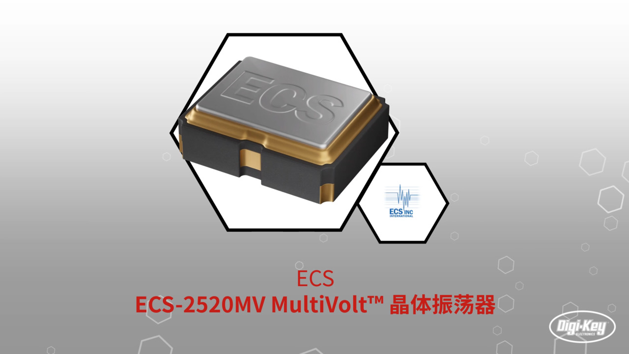 ECS-2520MV MultiVolt™ 振荡器 | Datasheet Preview
