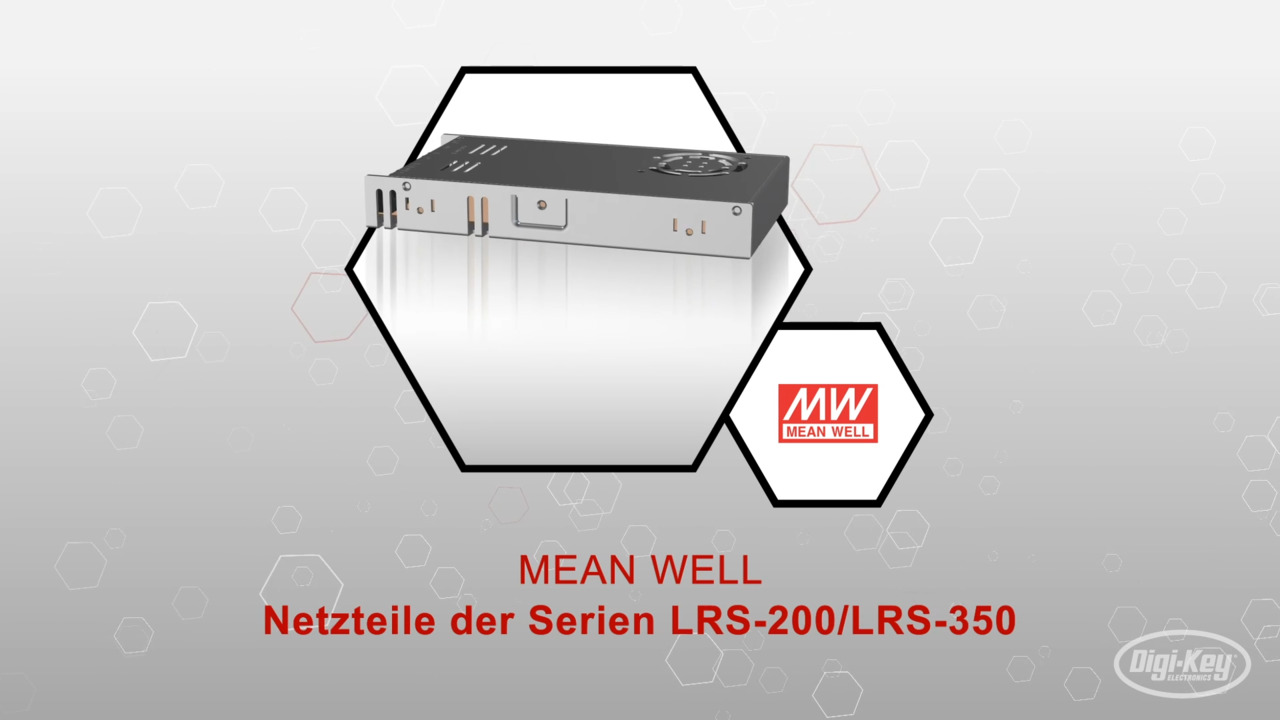 Netzteile der Serien LRS-200/LRS-350 | Datasheet Preview